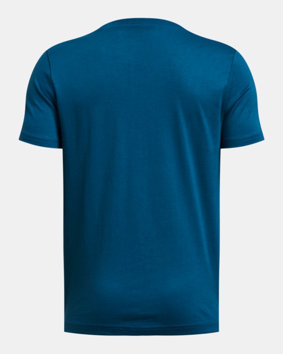 男童Curry Logo T恤 in Blue image number 1